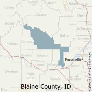 county blaine idaho maps bestplaces